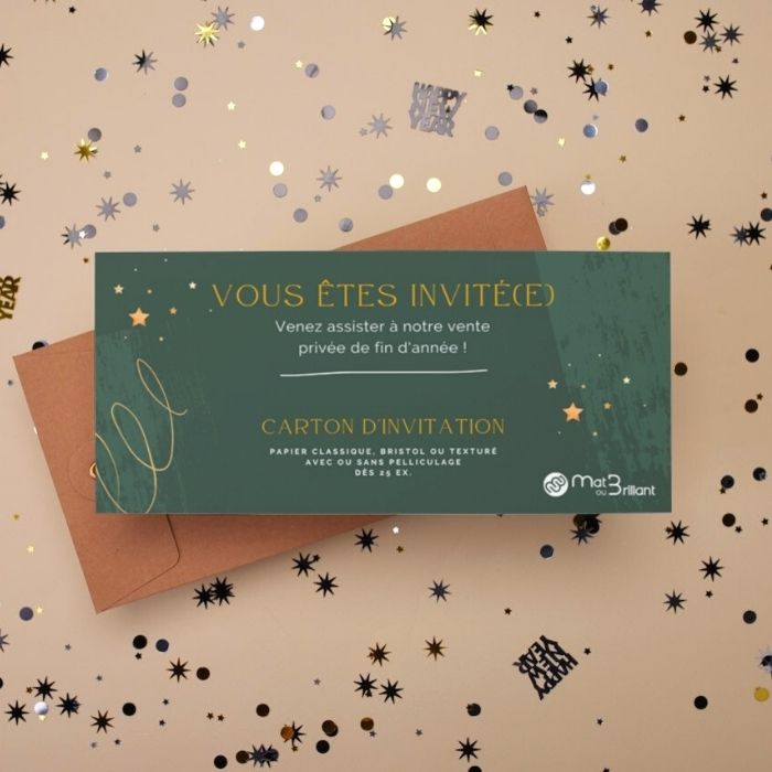 Invitations fêtes de fin d'année
